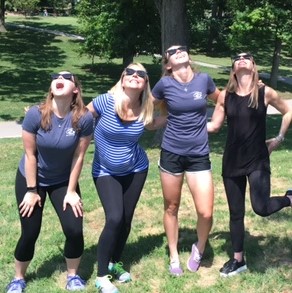 Our Clayton trainers are TOTALITY in awe of the Eclipse!