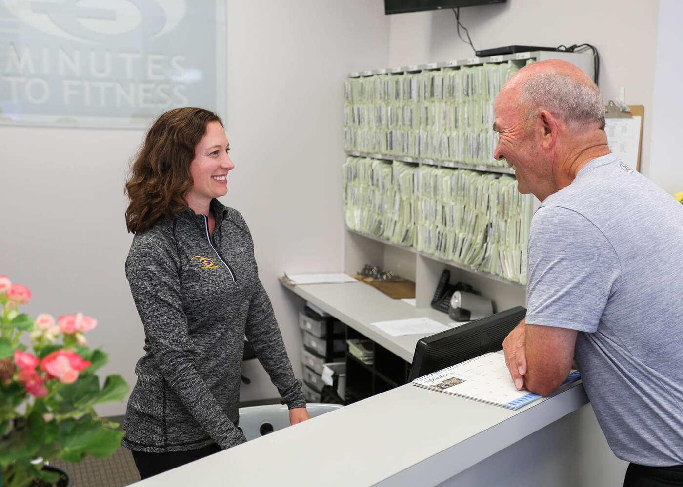 Our “website model” celebrates six years of training at 20 Minutes to Fitness