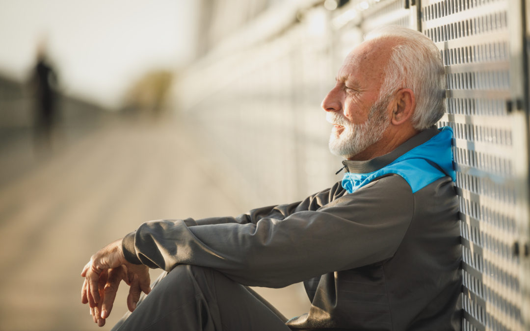 Man resting
